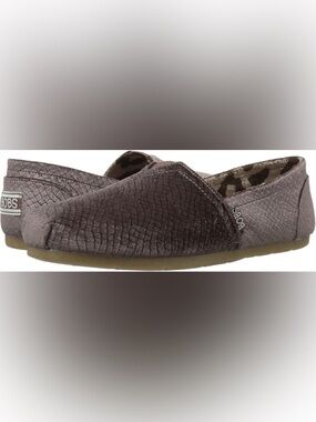 BOBS Skechers luxe fleetwood flat shoes size 8.5 women’s textured
